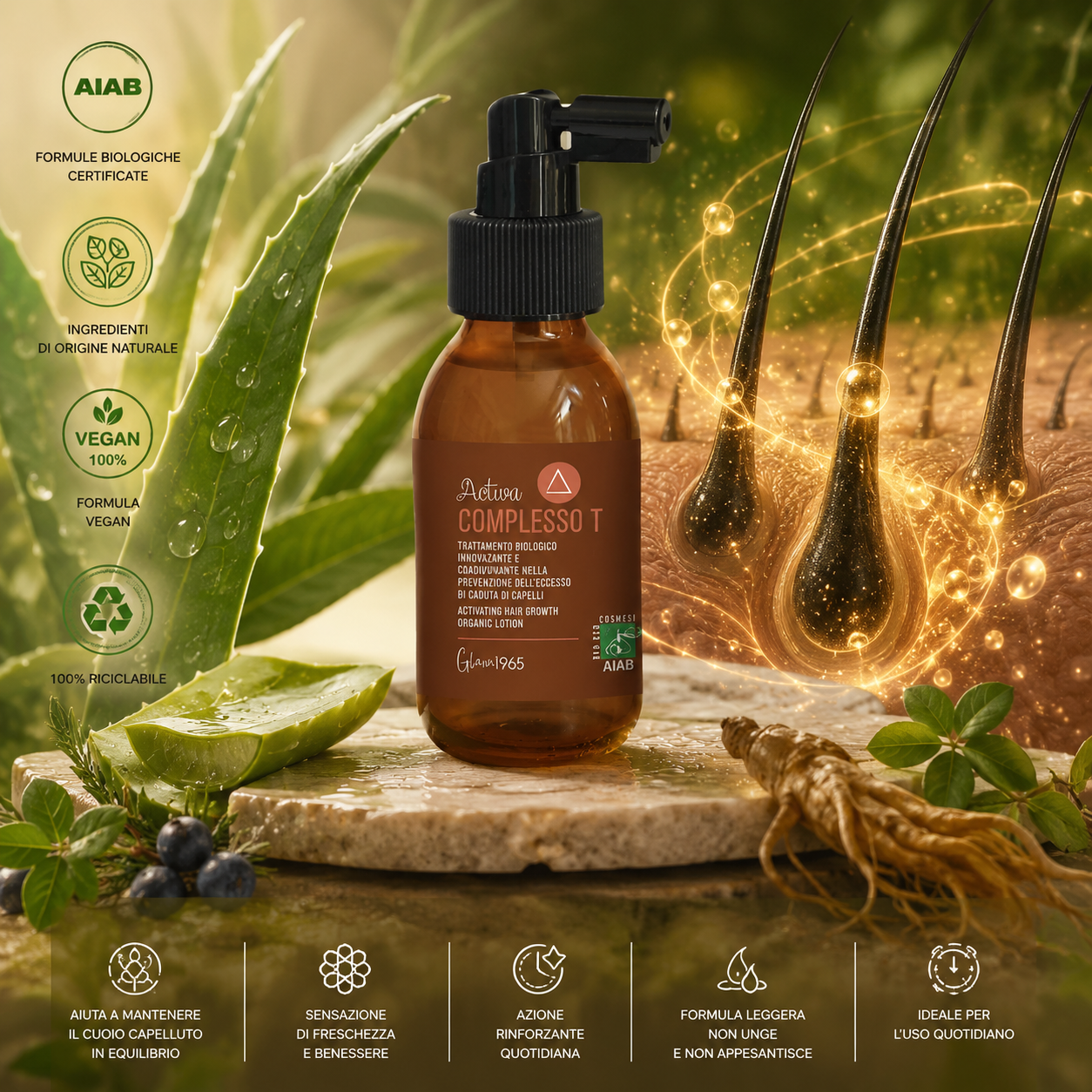 Complesso T – Trattamento Cuoio Capelluto 100ml