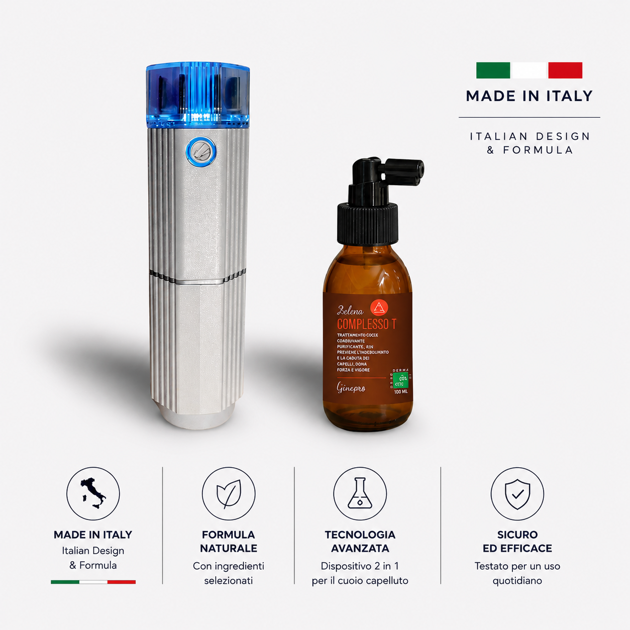 Kit 4 in 1 per ricrescita boost - Alopecia Androgenica (AGA)